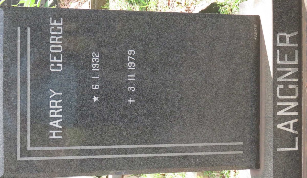 LANGNER Harry George 1932-1979