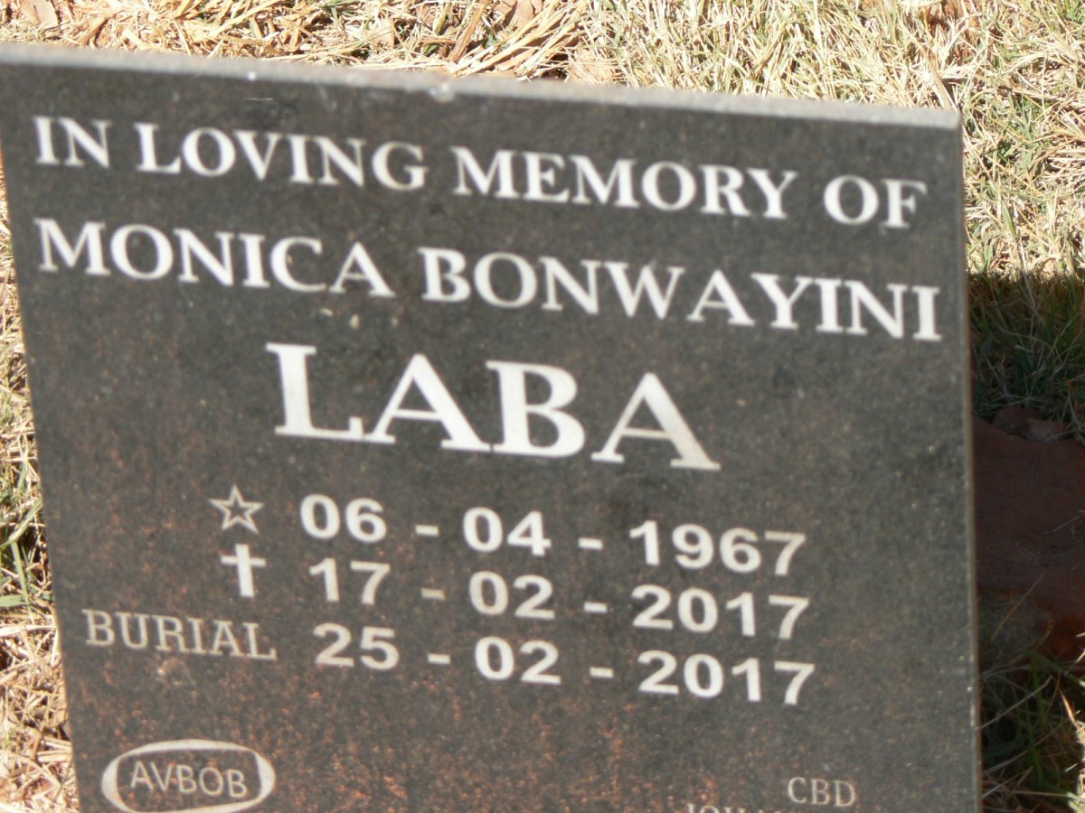LABA Monica Bonwayini 1967-2017