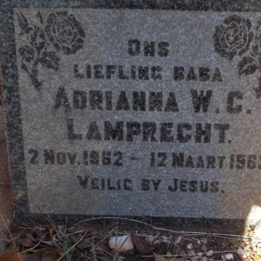 LAMPRECHT Adrianna W.C. 1962-1963