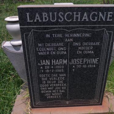 LABUSCHAGNE Jan Harm 1909-1989 &amp; Josephine 1914-