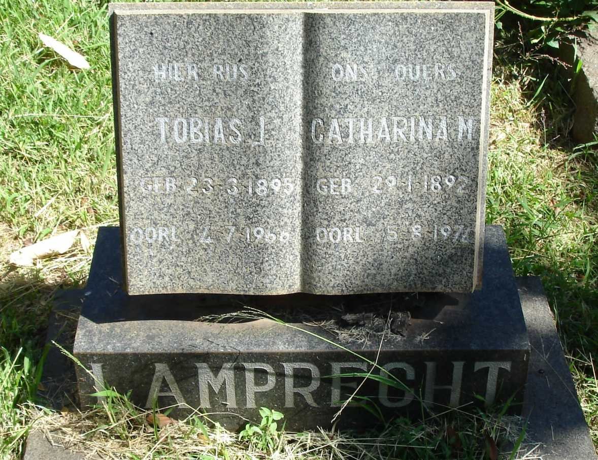 LAMPRECHT Tobias L. 1895-1966 &amp; Catharina M. 1892-197?