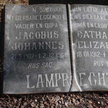 LAMPRECHT Jacobus Johannes 1907-1969 &amp; Catharina Elizabeth 1912-1999
