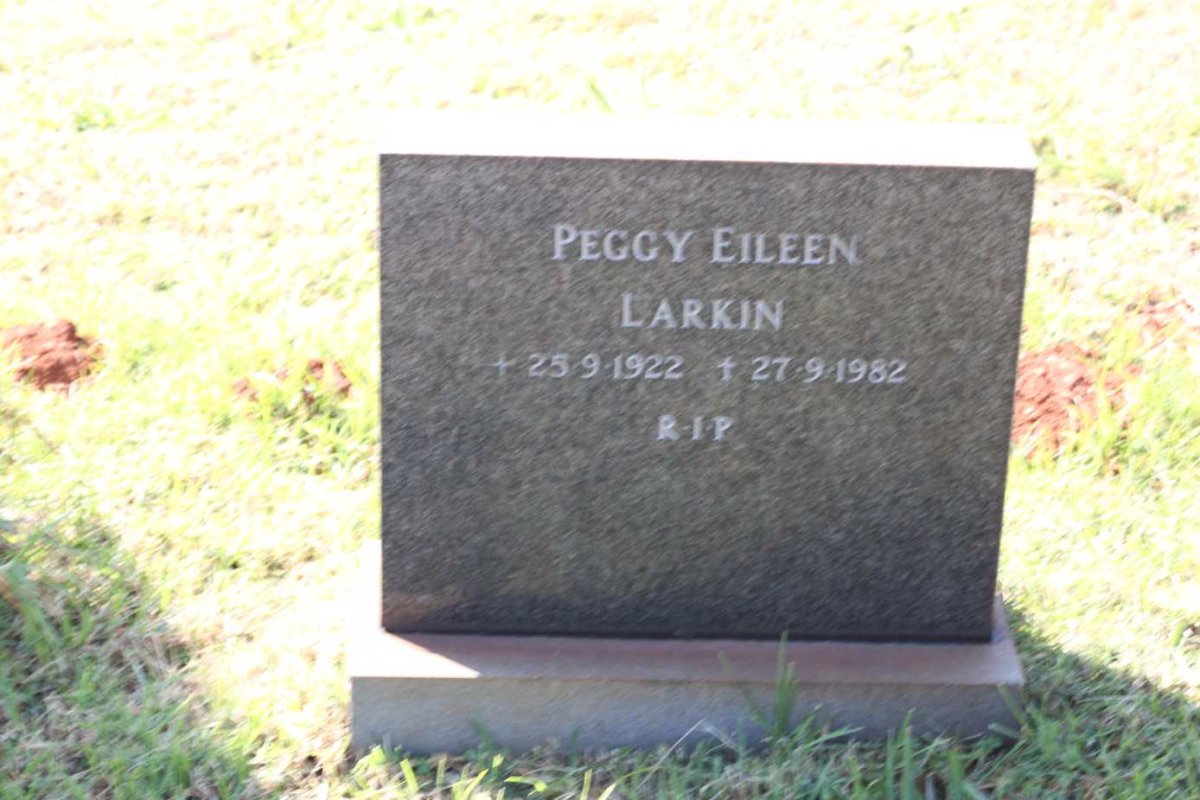LARKIN Peggy Eileen 1922-1982