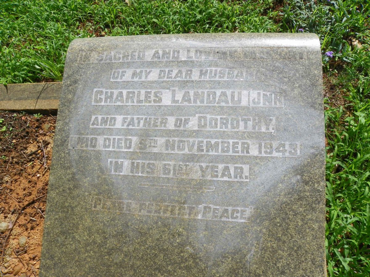 LANDAU Charles -1943