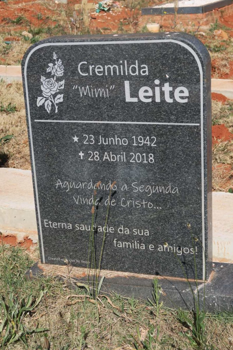 LEITE Cremilda 1942-2018
