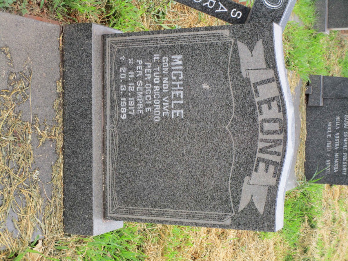 LEONE Michele 1917-1989