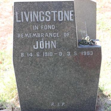 LIVINGSTONE John 1910-1983