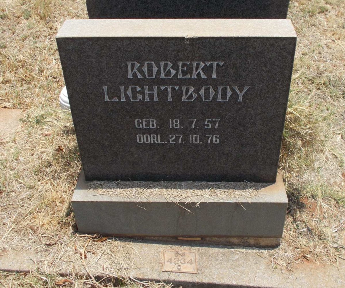LIGHTBODY Robert 1957-1976