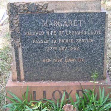 LLOYD Margaret -1952
