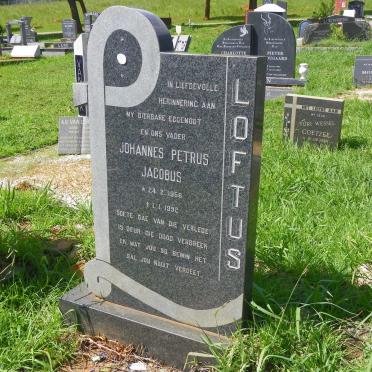 LOFTUS Johannes Petrus Jacobus 1956-1992