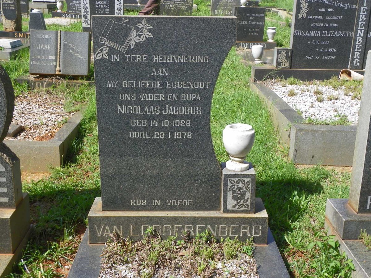 LOGGERENBERG Nicolaas Johannes, van 1926-1976
