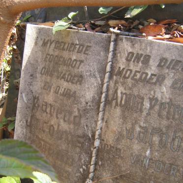 LOURENS Barend Jacobus 1903-1963 & Anna Petronella Jacoba 1907-1967