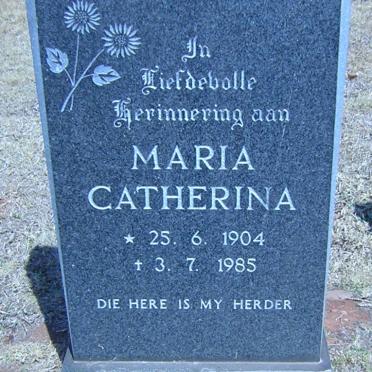 LOUW Maria Catherina 1904-1985