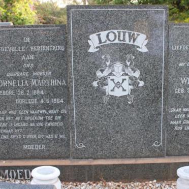LOUW Willem Izak 1879-1953 &amp; Cornelia Marthina 1884-1964