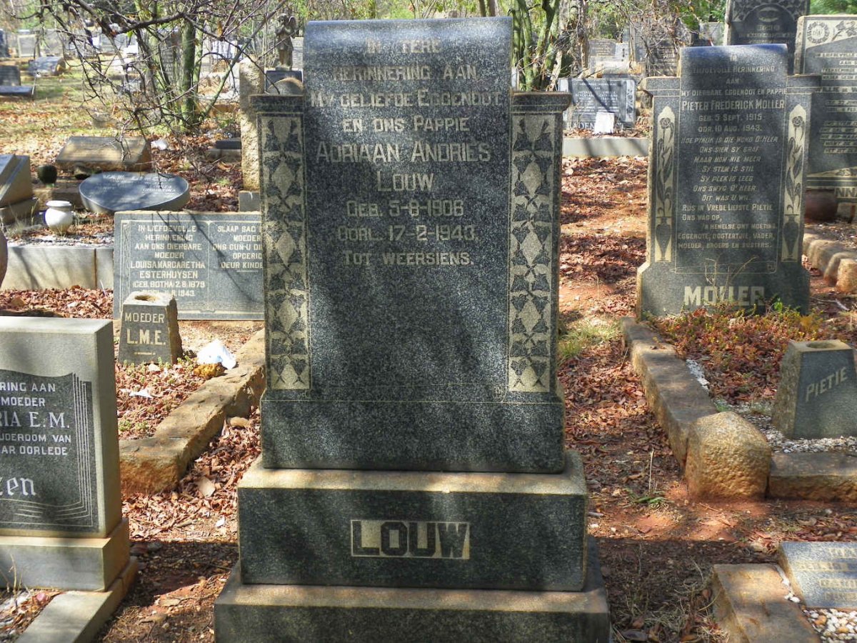 LOUW Adriaan Andries 1906-1943