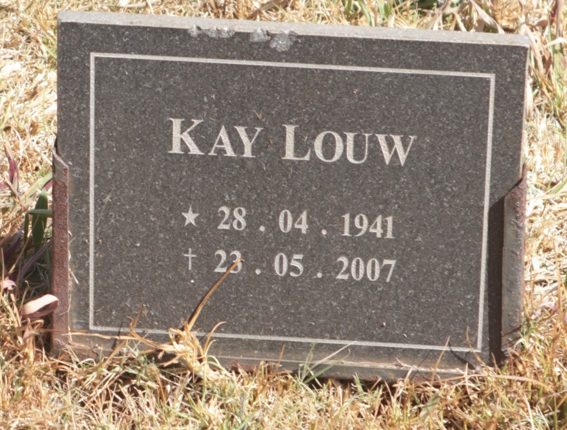 LOUW Kay 1941-2007