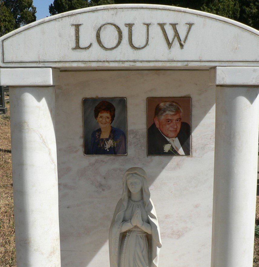 LOUW Tony 1946-2013 &amp; Kay 1941-2007