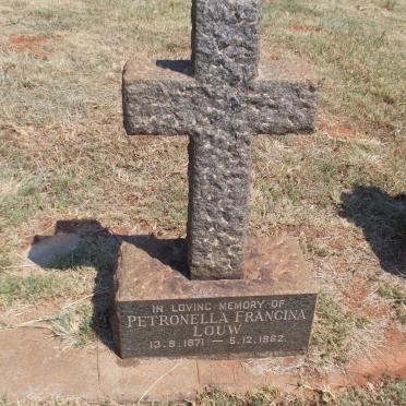 LOUW Petronella Francina 1871-1962