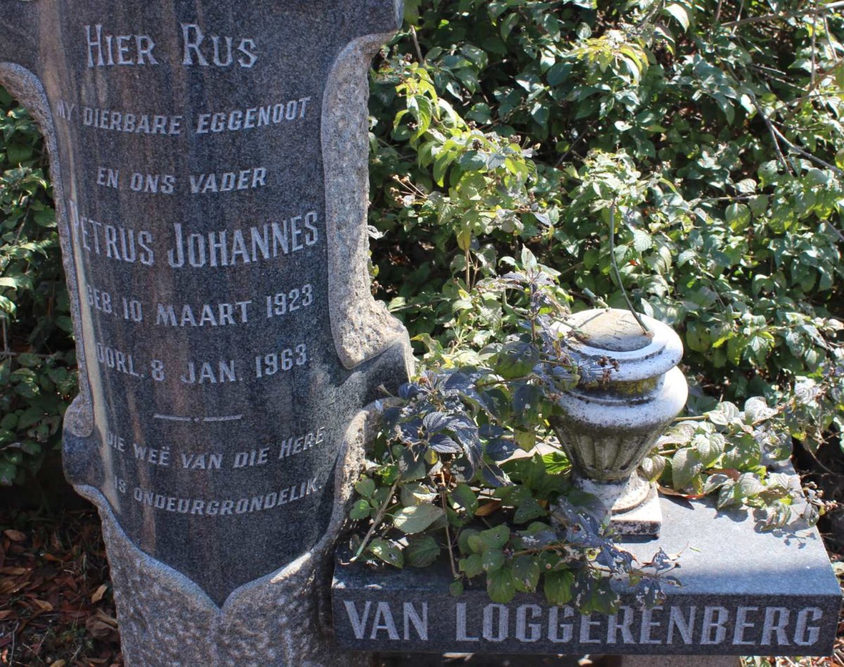 LOGGERENBERG Petrus Johannes, van 1923-1963