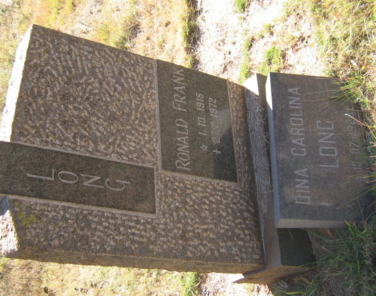LONG Ronald Frank 1915-1972 &amp; Dina Carolina 1920-