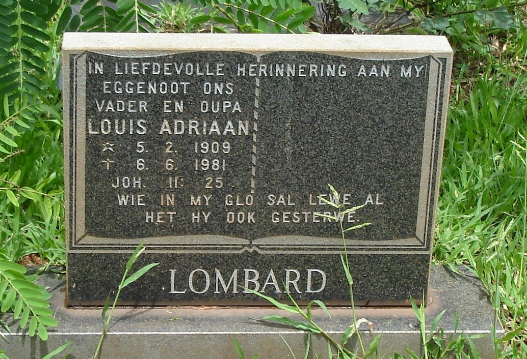 LOMBARD Louis Adriaan 1909-1981