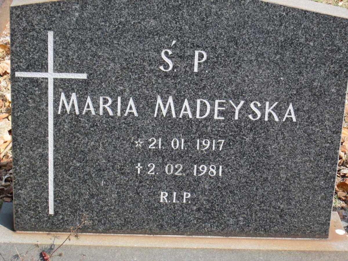 MADEYSKA Maria 1917-1981