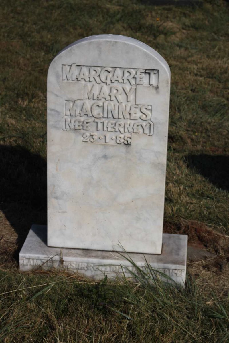 MACINNES Margaret Mary nee TIERNEY -1985