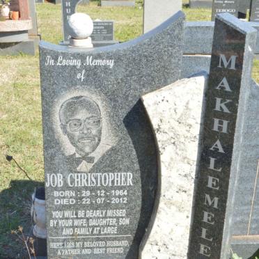 MAKHALEMELE Job Christopher 1964-2012