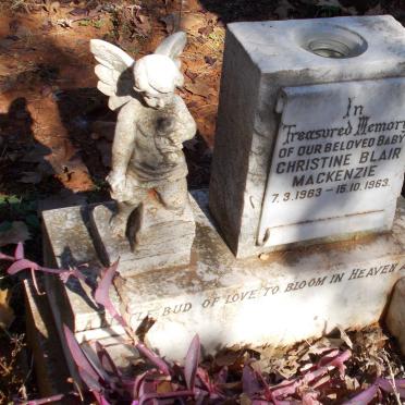 MACKENZIE Christine Blair 1963-1963