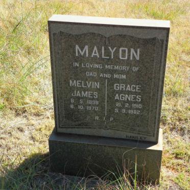 MALYON Melvin James 1898-1970 &amp; Grace Agnes 1910-1982