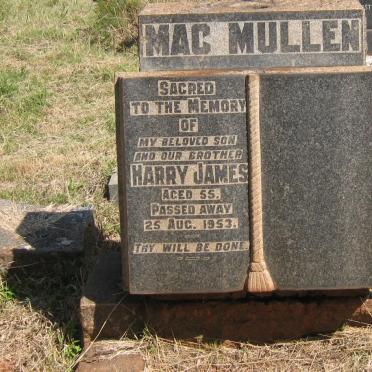 MACMULLEN Harry James -1953