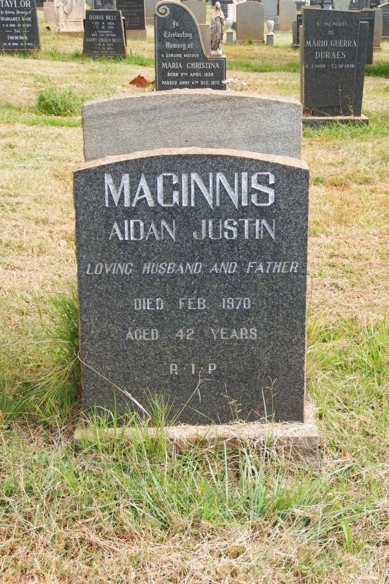 MAGINNIS Aidan Justin -1970