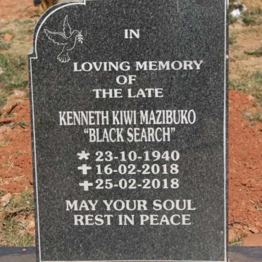 MAZIBUKO Kenneth Kiwi 1940-2018