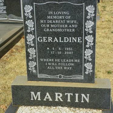MARTIN Geraldine 1951-2007