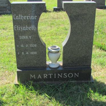 MARTINSON Catherine Elizabeth 1938-1990