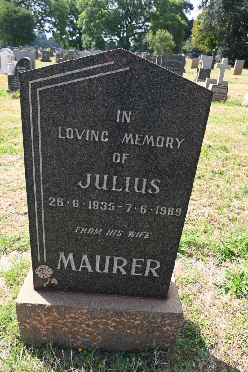 MAURER Julius 1935-1969