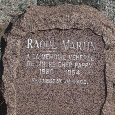 MARTIN Raoul 1880-1964