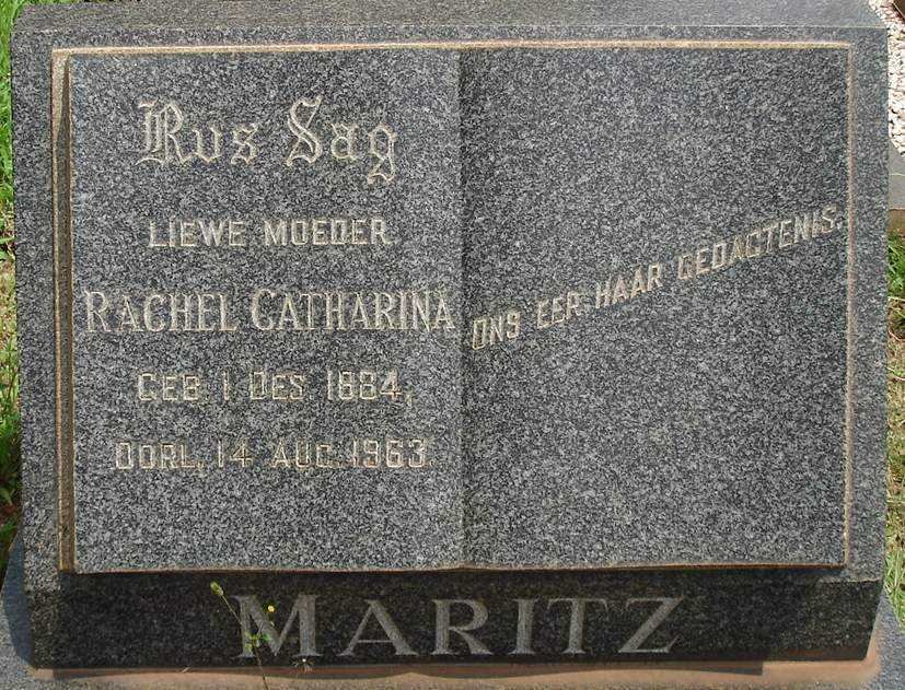 MARITZ Rachel Catherina 1884-1963