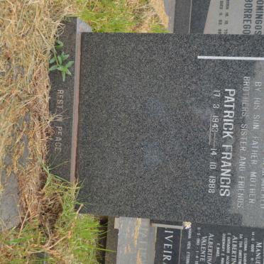 MAROUN Patrick Francis 1943-1988