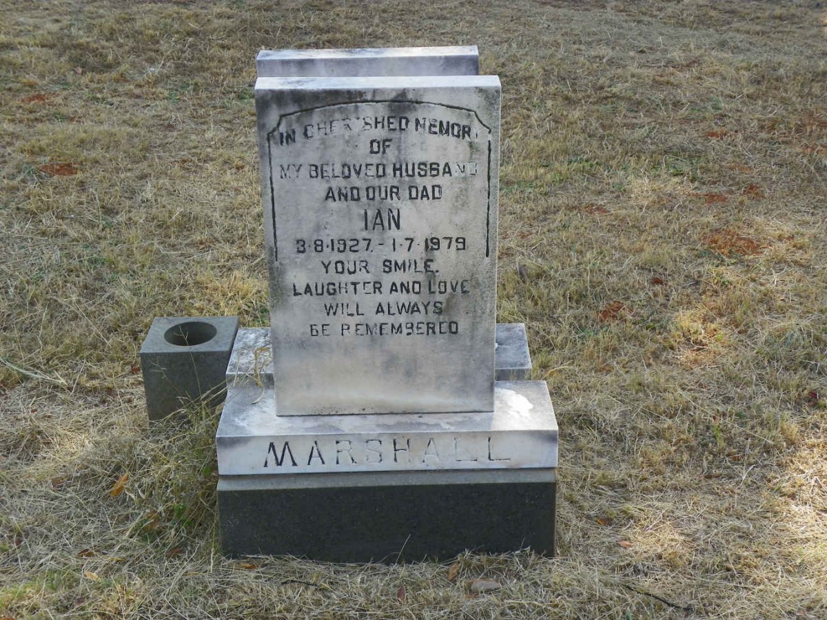 MARSHALL Ian 1927-1979