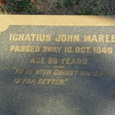 MAREE Ignatius John -1946