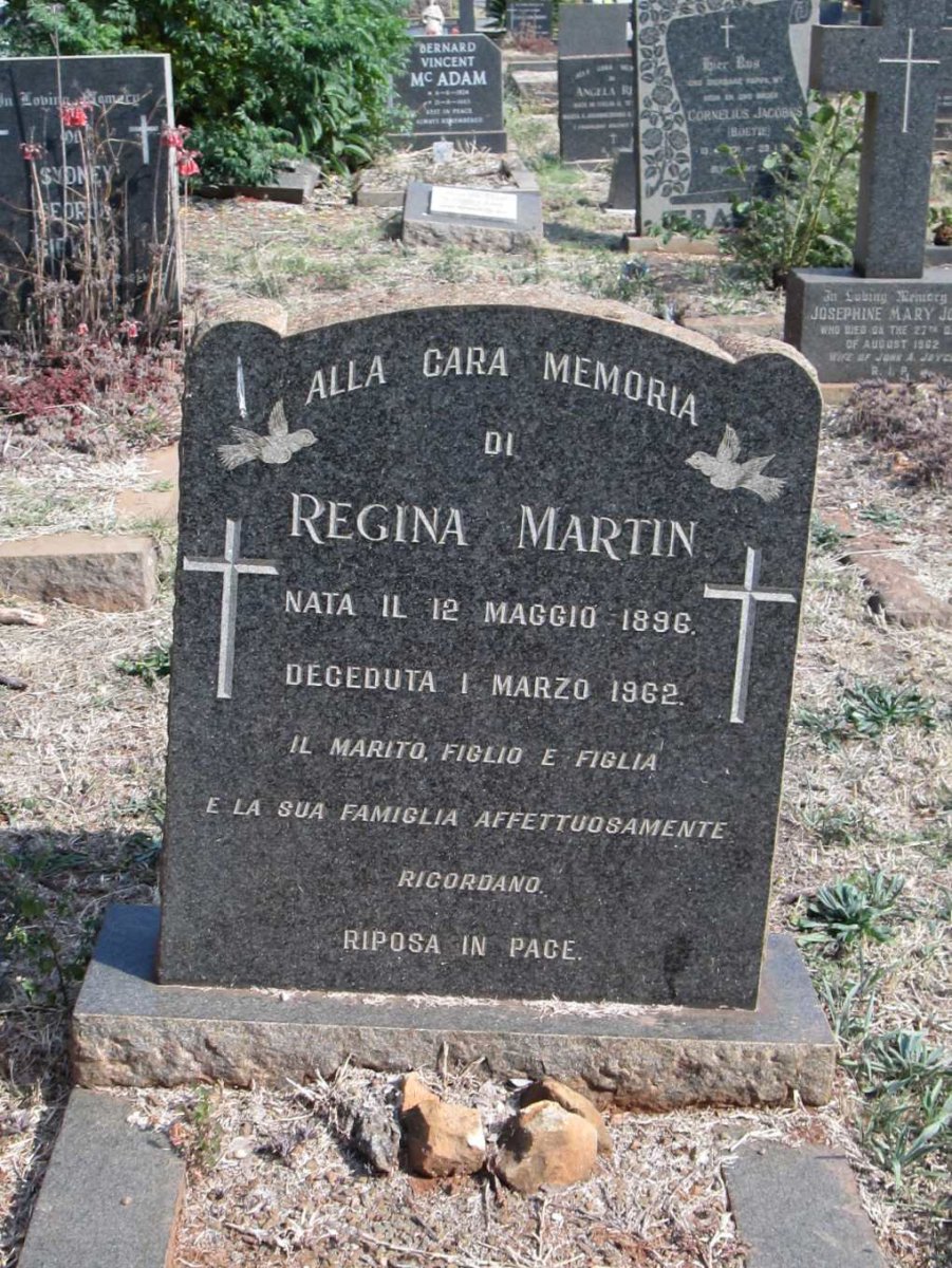 MARTIN Regina 1896-1962