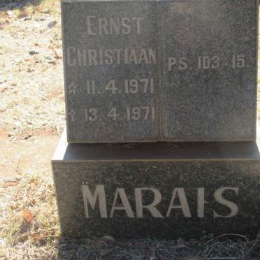 MARAIS Ernst Christiaan 1971-1971