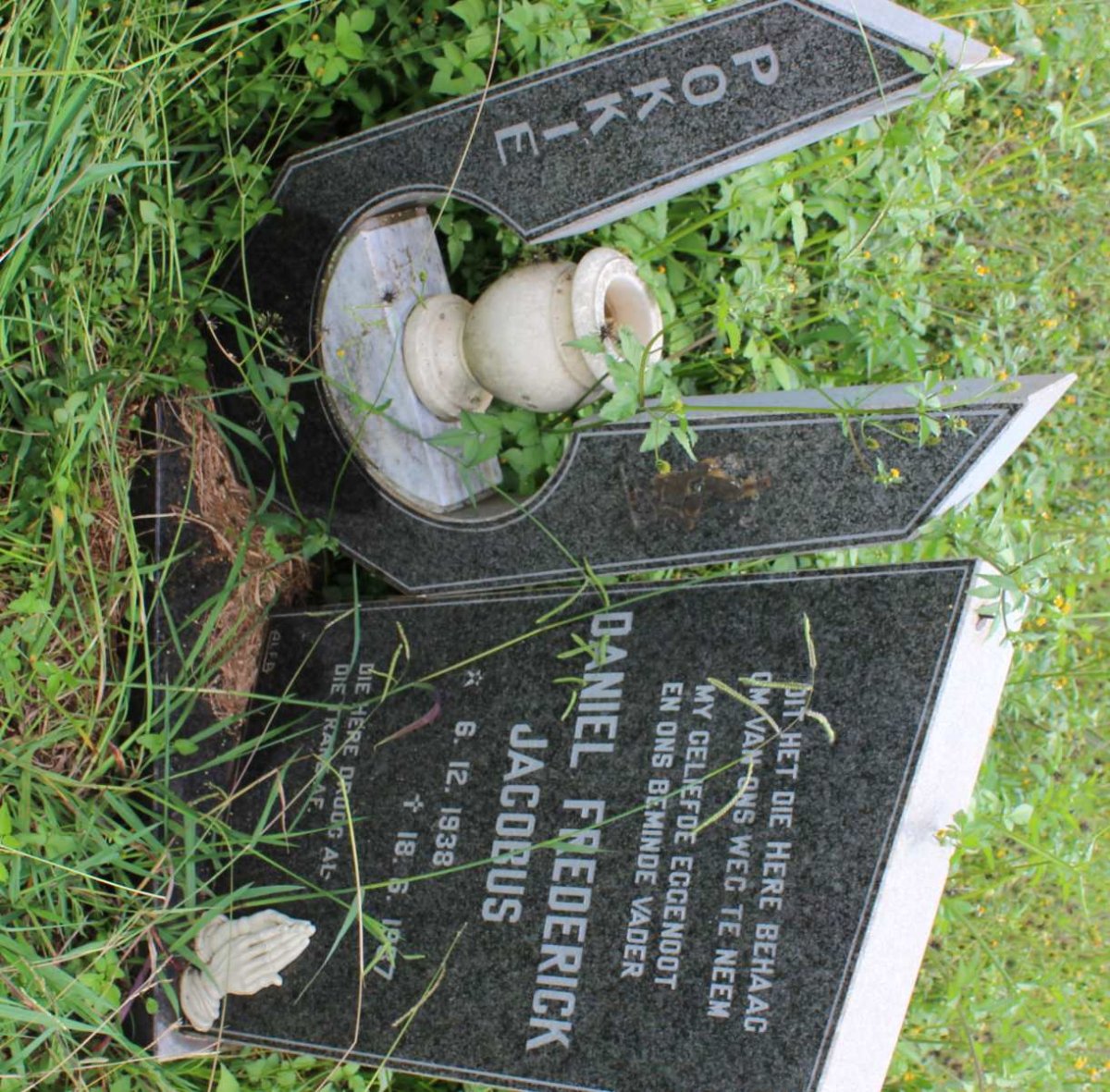 MARAIS Daniel Frederick Jacobus 1938-1987