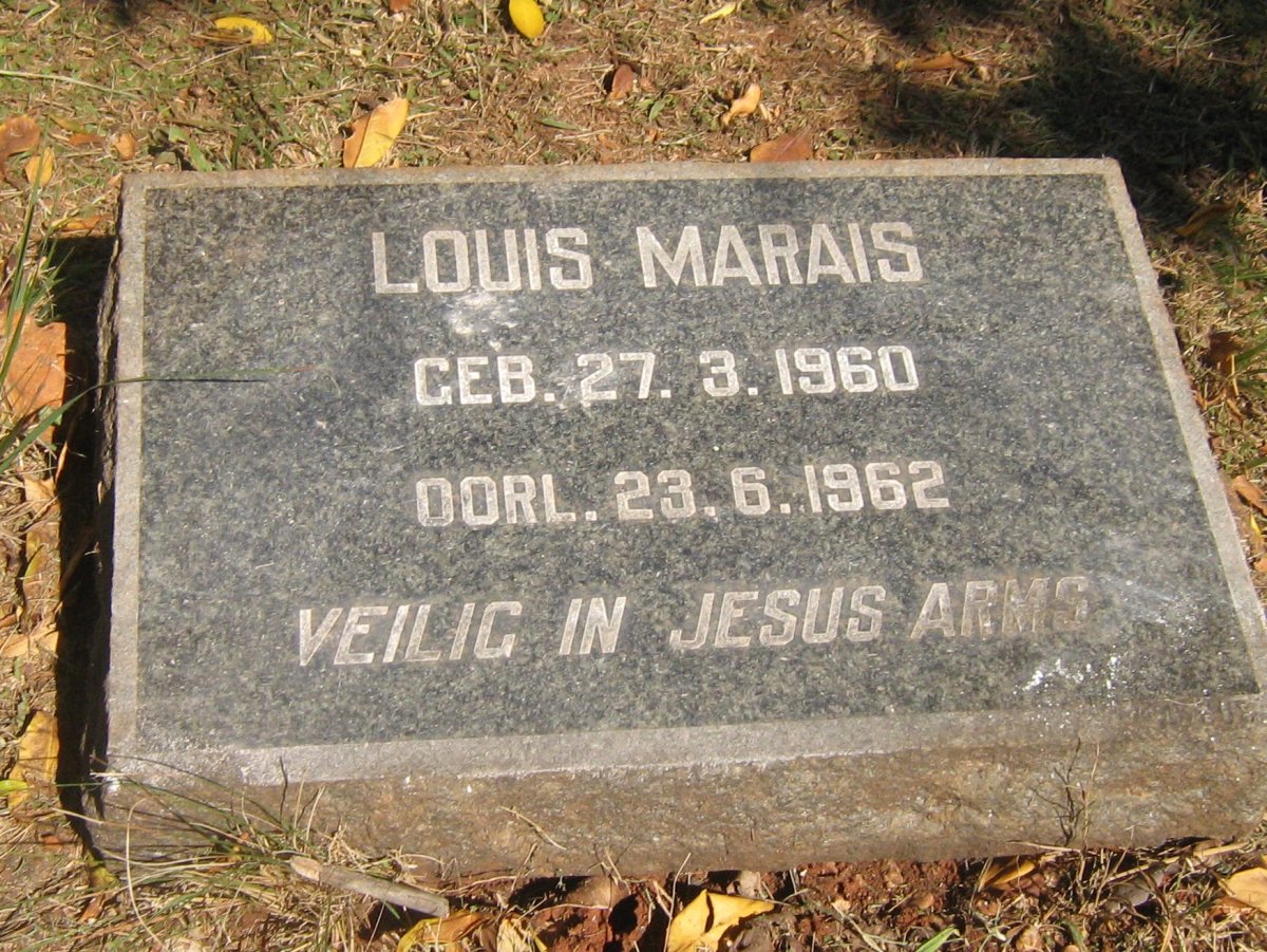 MARAIS Louis 1960-1962