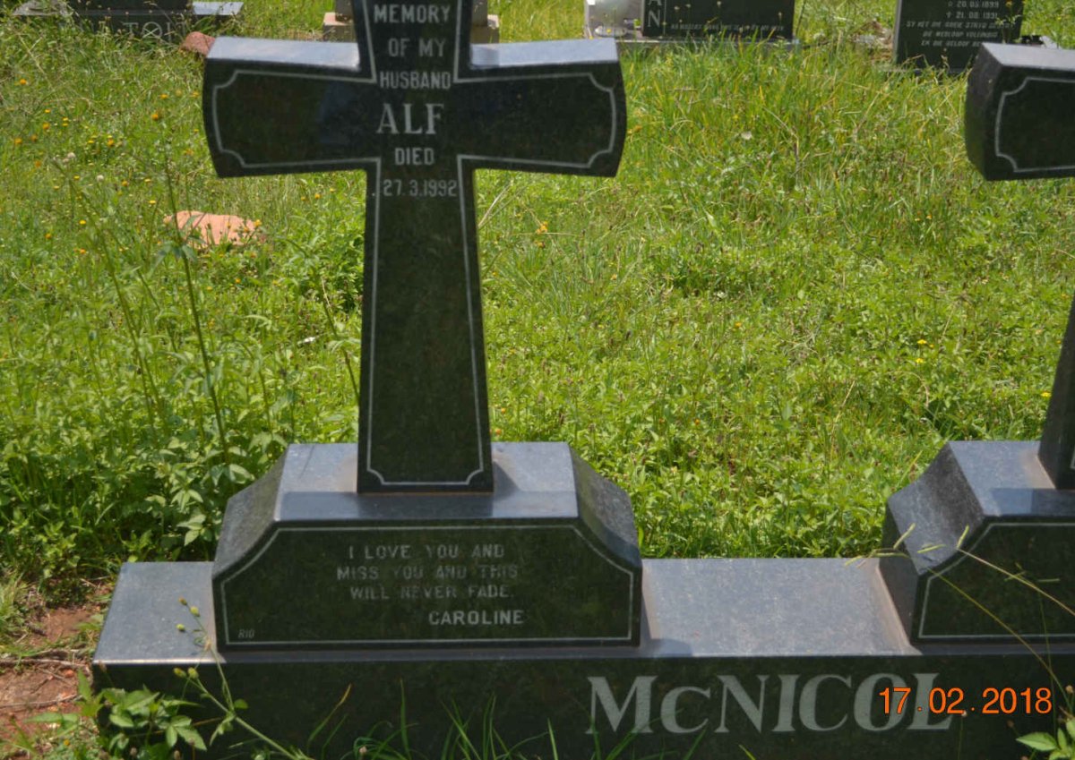 McNICOL Alf -1992
