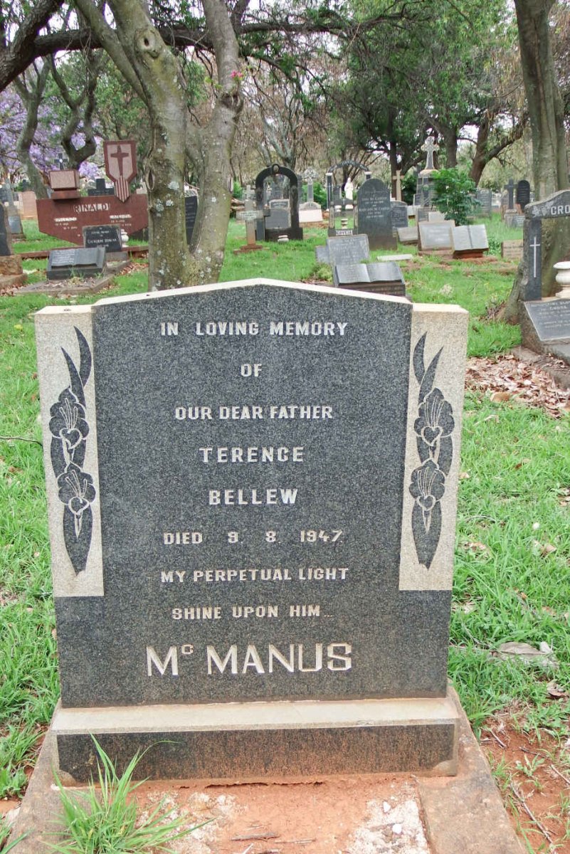 McMANUS Terence Bellew -1947