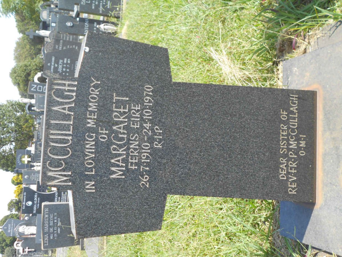 McCULLAGH Margaret 1910-1970