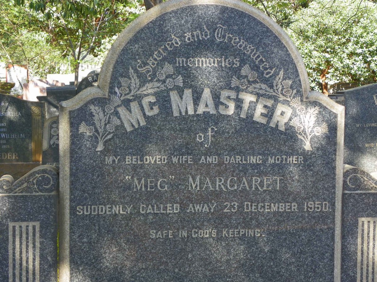 McMASTER Margaret -1950