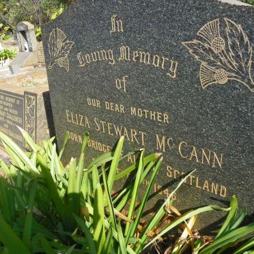 McCANN Eliza Stewart -1946